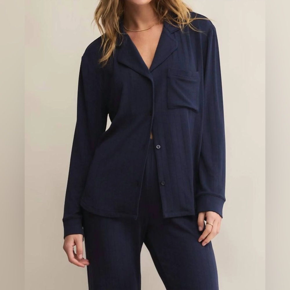 NWT Z Supply Classique Ribbed Longe Pant and Top Set Large - Picture 4 of 7